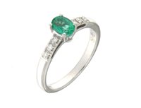 Anello Mirco Visconti Donna Anelli Colore in Oro bianco Smeraldo GS93/S - GS93/S